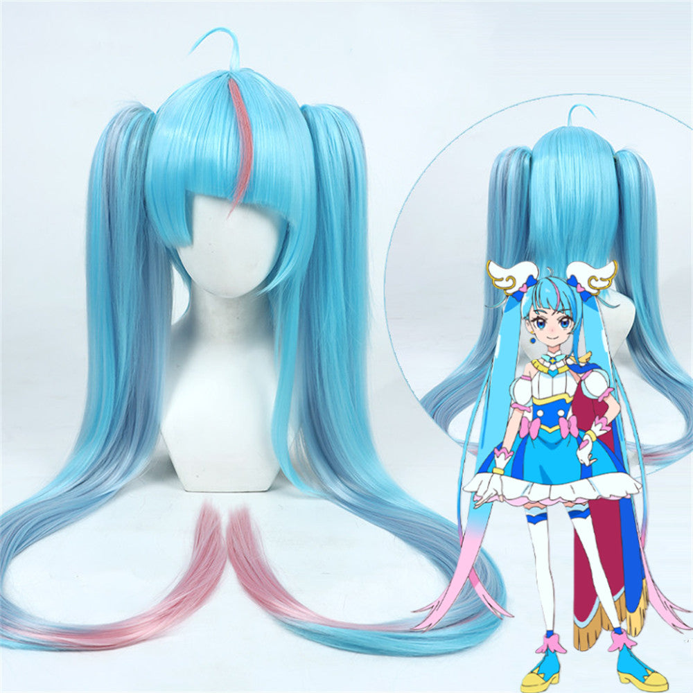 【In Stock】Anime Hirogaru Sky! Pretty Cure ひろがるスカイ！プリキュア Cosplay ソラ・ハレワタール Sora Harewataru キュアスカイ Cure Sky Cosplay Wig
