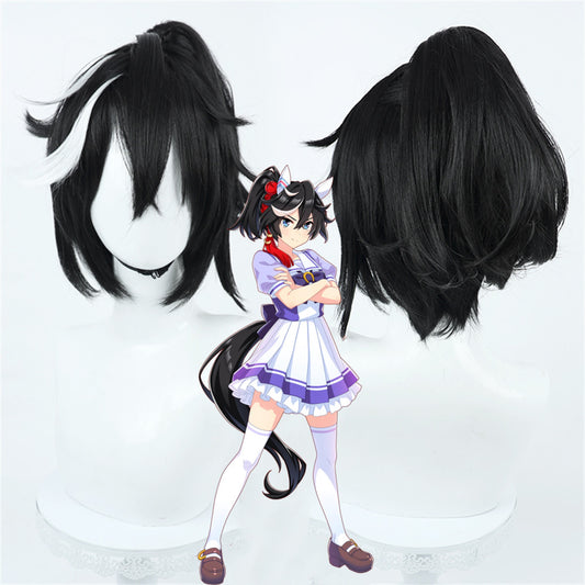 【In Stock】Game Umamusume:Pretty Derby Cosplay カツラギエース Katsuragi Ace Cosplay Wig and Tail