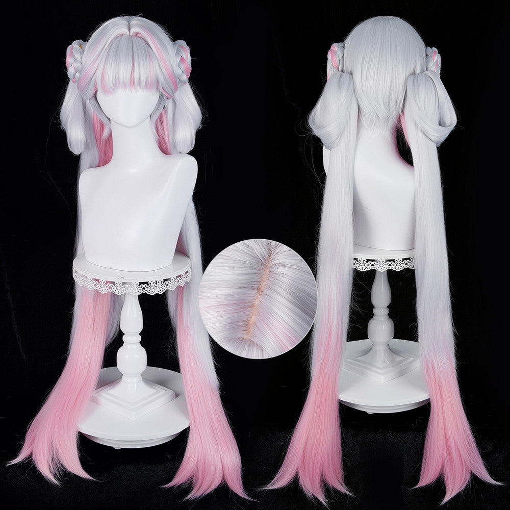【In Stock】Game Wuthering Waves Cosplay Jinhsi Peach Blossom Cosplay Wig