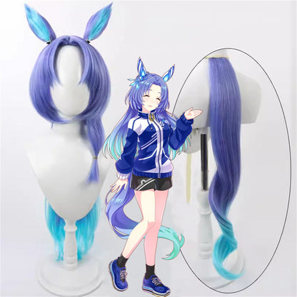 【In Stock】Game Umamusume:Pretty Derby Cosplay ゴドルフィンバルブ Godolphin Barb Cosplay Wig With Ears and Tail