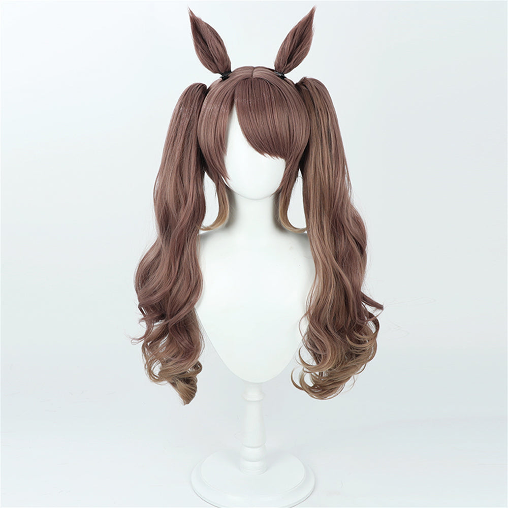 【In Stock】Game Umamusume:Pretty Derby Cosplay トーセンジョーダン Tosen Jordan Cosplay Wig With Ears and Tail