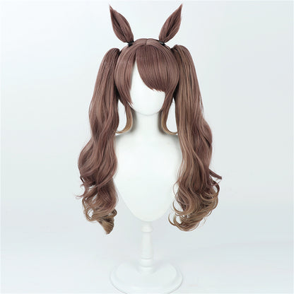 【In Stock】Game Umamusume:Pretty Derby Cosplay トーセンジョーダン Tosen Jordan Cosplay Wig With Ears and Tail