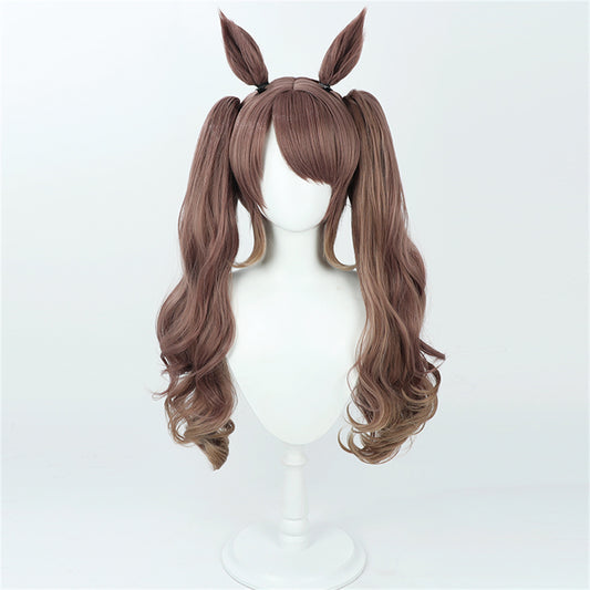 【In Stock】Game Umamusume:Pretty Derby Cosplay トーセンジョーダン Tosen Jordan Cosplay Wig With Ears and Tail