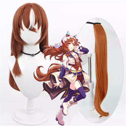 【In Stock】Game Umamusume:Pretty Derby Cosplay スティルインラブ Still in Love Cosplay Wig and Tail