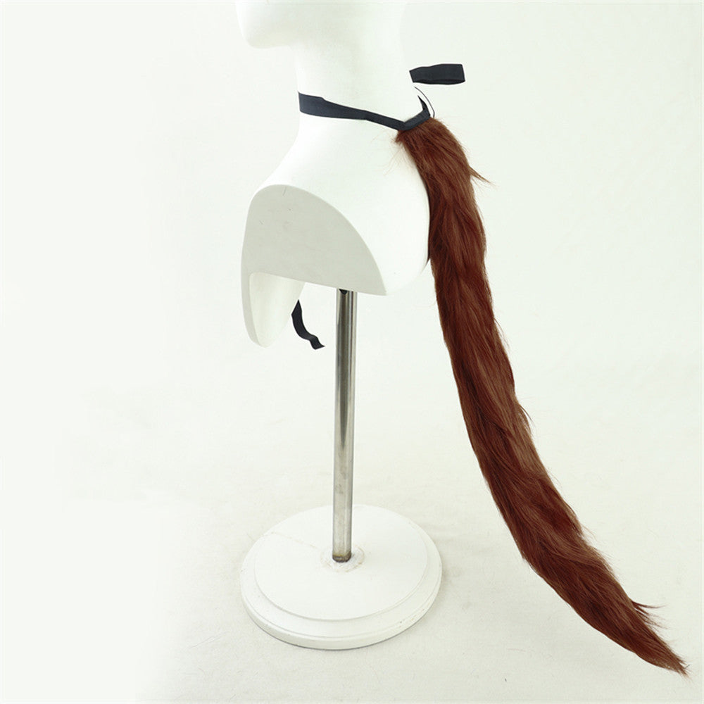 【In Stock】Game Umamusume:Pretty Derby Cosplay イナリワン Inari One Cosplay Wig With Ears and Tail