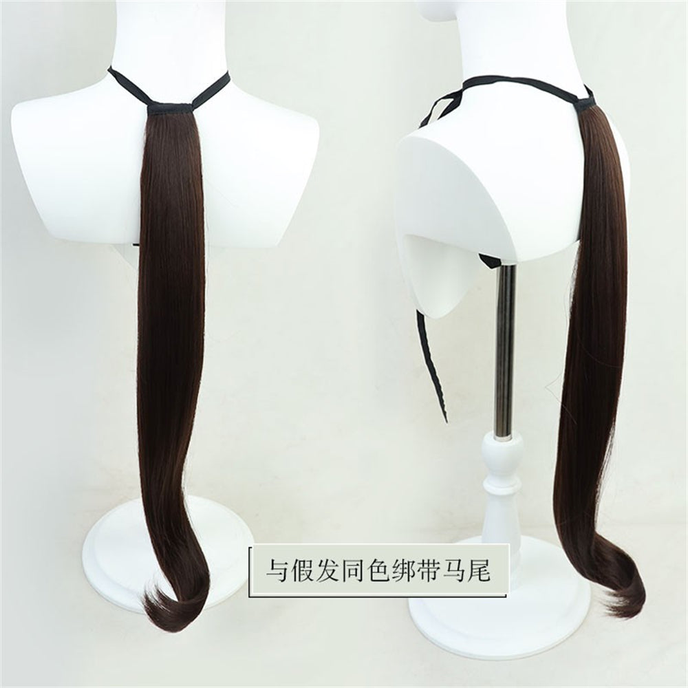 【In Stock】Game Umamusume:Pretty Derby Cosplay メジロライアン Mejiro Ryan Cosplay Wig With Ears and Tail
