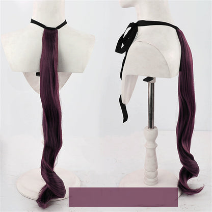 【In Stock】Game Umamusume:Pretty Derby Cosplay ニシノフラワー Nishino Flower Cosplay Wig With Ears and Tail