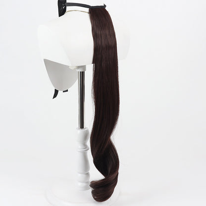 【In Stock】Game Umamusume:Pretty Derby Cosplay Wedding Daring Tact Cosplay Wig With Ears and Tail