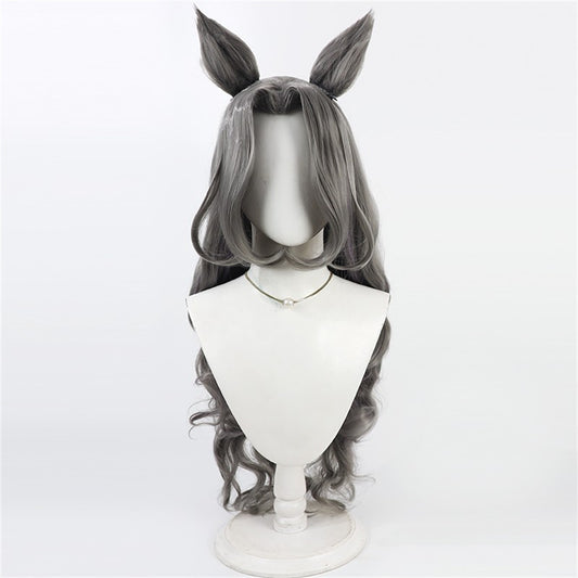 【In Stock】Game Umamusume:Pretty Derby Cosplay セントライト Saint Lite Cosplay Wig With Ears and Tail