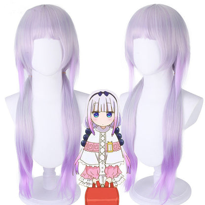 【In Stock】Anime Miss Kobayashi's Dragon Maid Cosplay Kanna Kamui Cosplay Wig