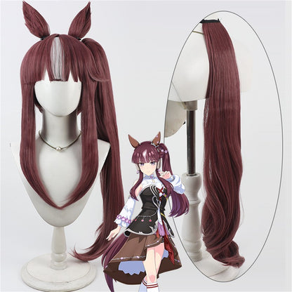 【In Stock】Game Umamusume:Pretty Derby Cosplay ラッキーライラック Lucky Lilac Cosplay Wig With Ears and Tail