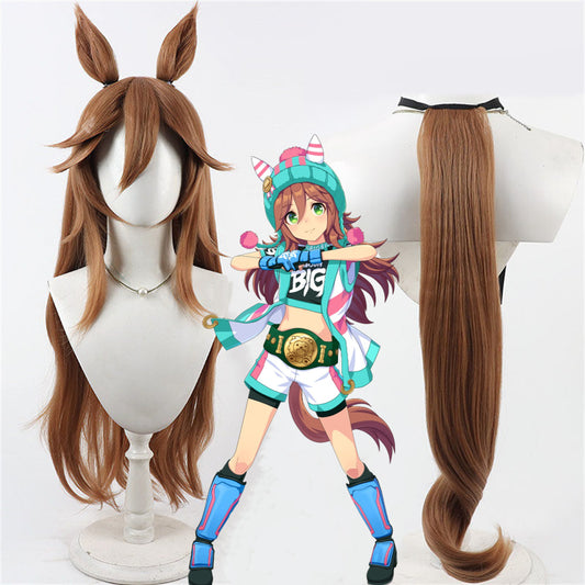 【In Stock】Game Umamusume:Pretty Derby Cosplay サムソンビッグ Samson Big Cosplay Wig
