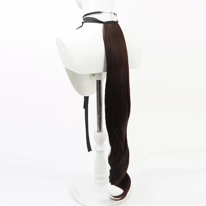 【In Stock】Game Umamusume:Pretty Derby Cosplay ドゥラメンテ Duramente Cosplay Wig With Ears and Tail