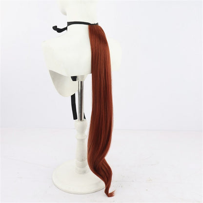 【In Stock】Game Umamusume:Pretty Derby Cosplay ハイセイコー Haiseiko Cosplay Wig With Ears and Tail