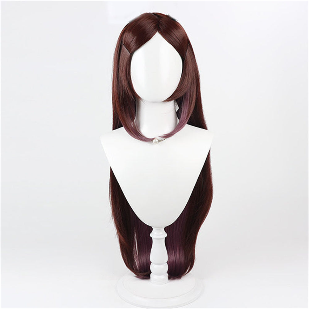 【In Stock】Game Umamusume:Pretty Derby Cosplay Sakura Bakushin O Cosplay Wig With Ears and Tail