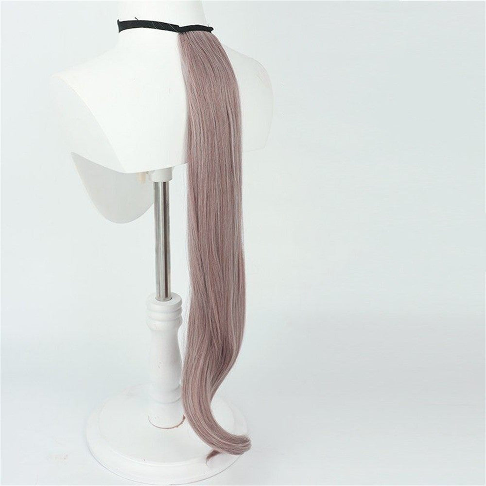 【In Stock】Game Umamusume:Pretty Derby Cosplay ワンダーアキュート Wonder Acute Cosplay Wig Updo Hair Style With Ears and Tail