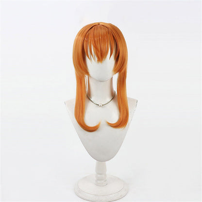 【In Stock】Game Umamusume:Pretty Derby Cosplay Mayano Top Gun Sunlight Bouquet サンライト・ブーケ Cosplay Wig With Ears and Tail
