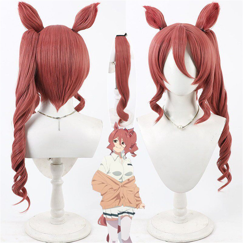 【In Stock】Game Umamusume:Pretty Derby Cosplay ノルンエース Norn Ace Cosplay Wig With Ears and Tail