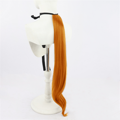 【In Stock】Game Umamusume:Pretty Derby Cosplay マチカネフクキタル Matikanefukukitaru Cosplay Wig With Ears and Tail
