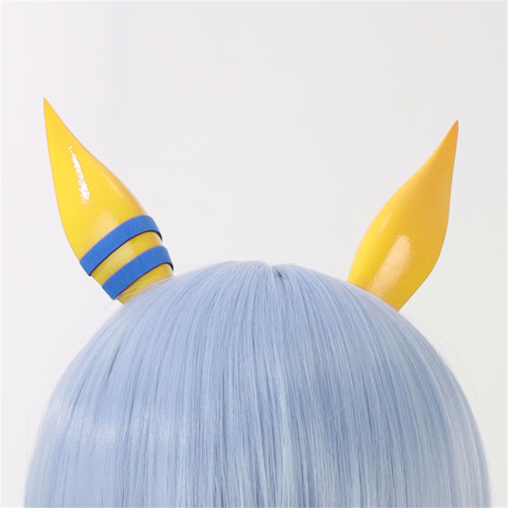 【In Stock】Game Umamusume:Pretty Derby Cosplay ケイエスミラクル K.S.Miracle Cosplay Wig With Ears and Tail