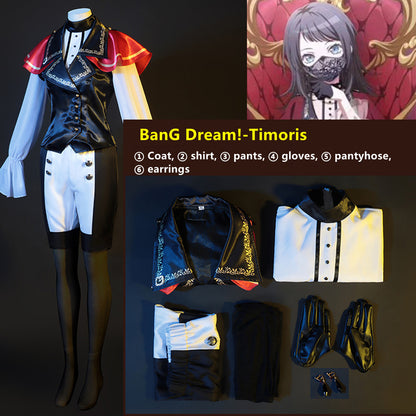 【In Stock】Anime BanG Dream! Ave Mujica Cosplay Timoris Yahata Umiri Cosplay Costume
