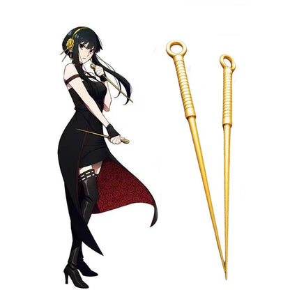 【In Stock】MiukoCosplay Anime Spy X Family Yor Forger Props Yor Forger Cosplay Accessory Prop - Prop 2pcs - Cosplay Prop