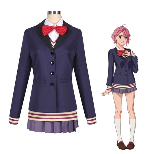 【In Stock】Anime Dandadan Cosplay Aira Shiratori School Uniform Cosplay Costume