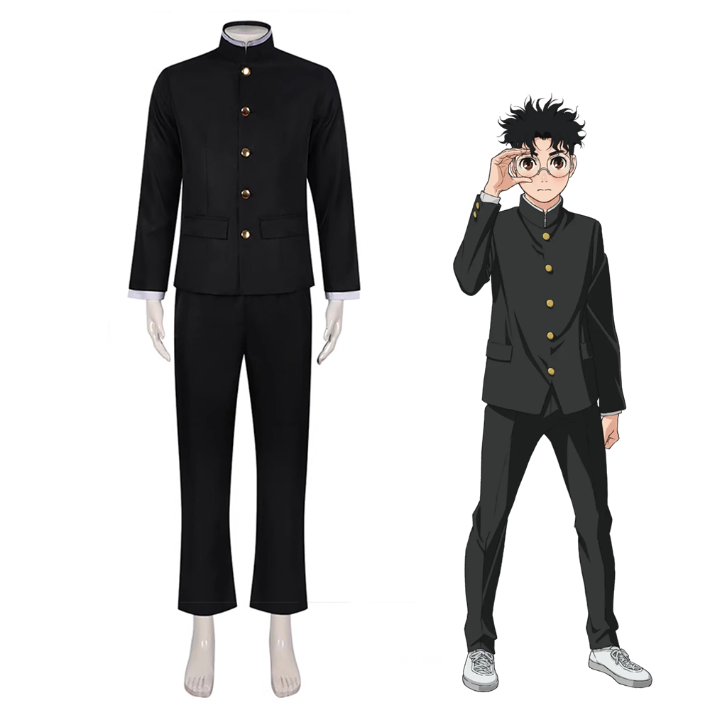 【In Stock】Anime Dandadan Cosplay Takakura Ken Okarun School Uniform Cosplay Costume