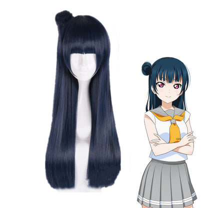 【In Stock】Anime Love Live! Cosplay Yoshiko Tsushima Cosplay Wig