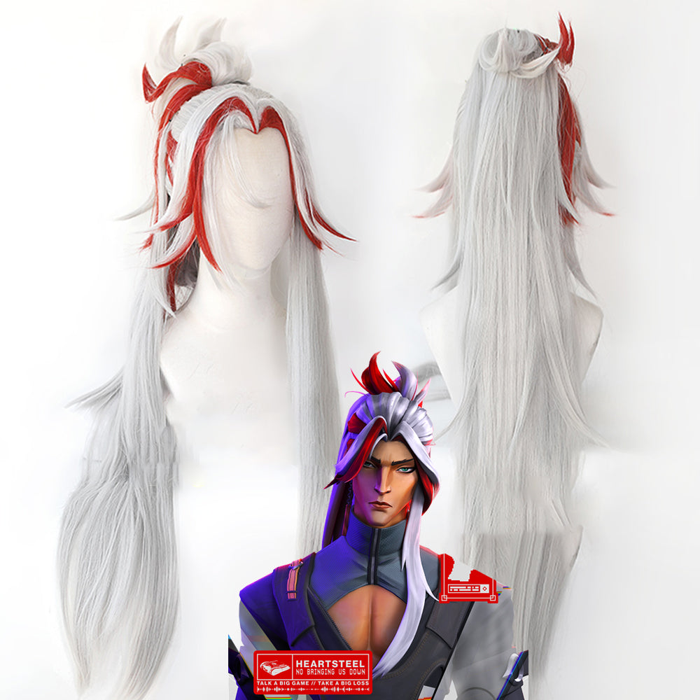 【In Stock】Game League of Legends Cosplay Heartsteel Yone Cosplay Wig