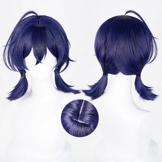 【In Stock】Game Zenless Zone Zero Cosplay Belle Sister Summer Sky Swimsuit Cosplay Wig