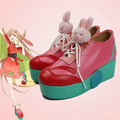 Anime Cosmic Princess Kaguya! Cosplay かぐや Kaguya Tsukuyomi Cosplay Shoes - Cosplay Shoes Boots