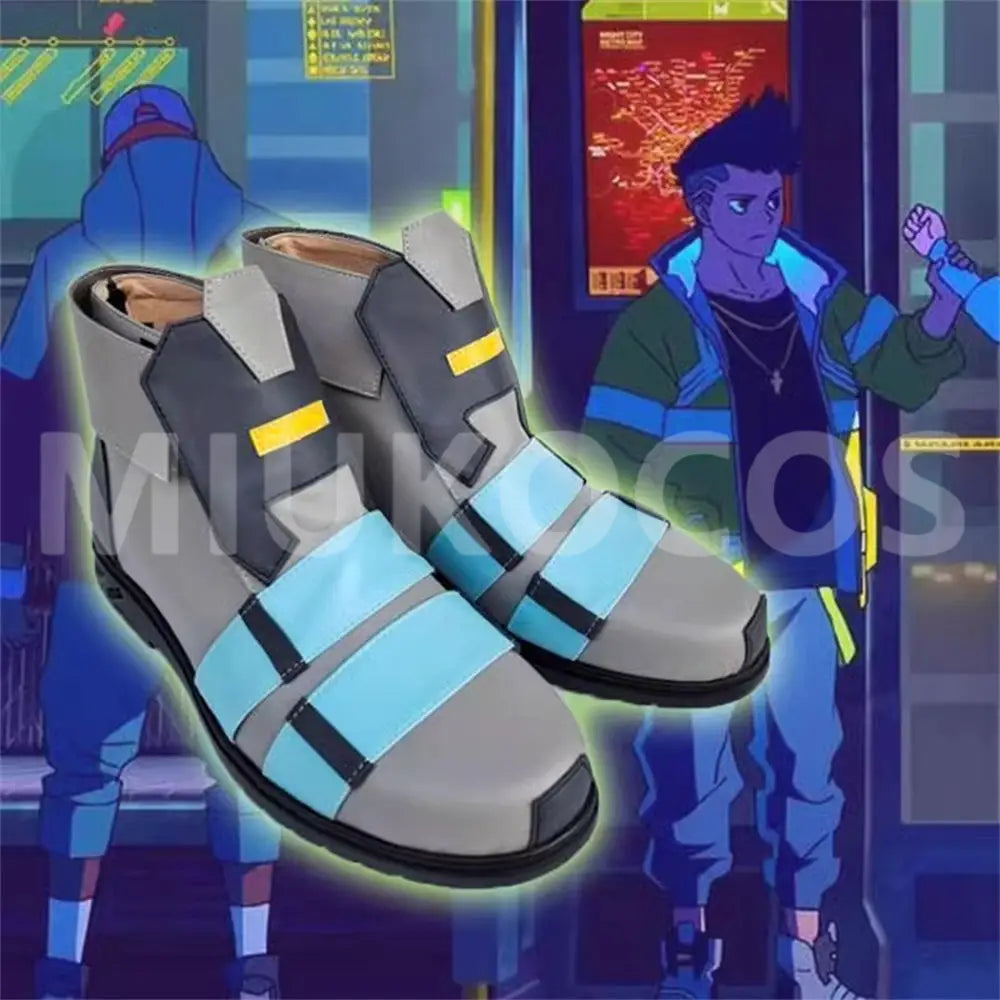 Anime Cyberpunk: Edgerunners Cosplay David Martinez Cosplay Shoes - Cosplay Shoes Boots