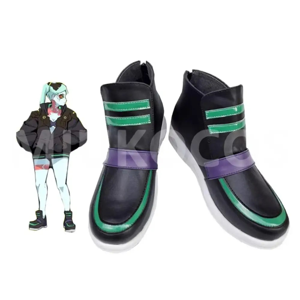 Anime Cyberpunk: Edgerunners Cosplay Rebecca Cosplay Shoes - Cosplay Shoes Boots