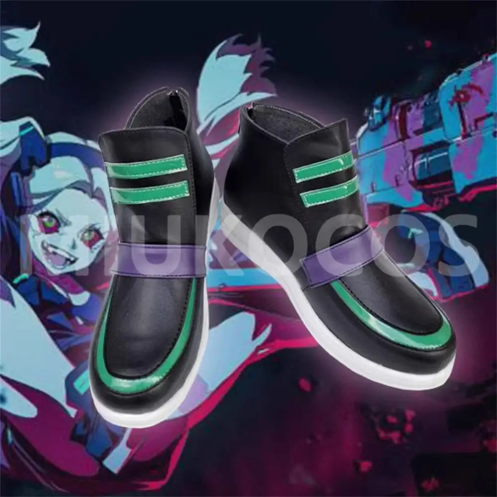 Anime Cyberpunk: Edgerunners Cosplay Rebecca Cosplay Shoes - Cosplay Shoes Boots
