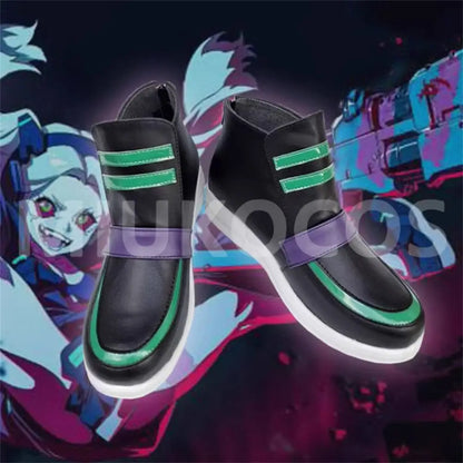 Anime Cyberpunk: Edgerunners Cosplay Rebecca Cosplay Shoes - Cosplay Shoes Boots