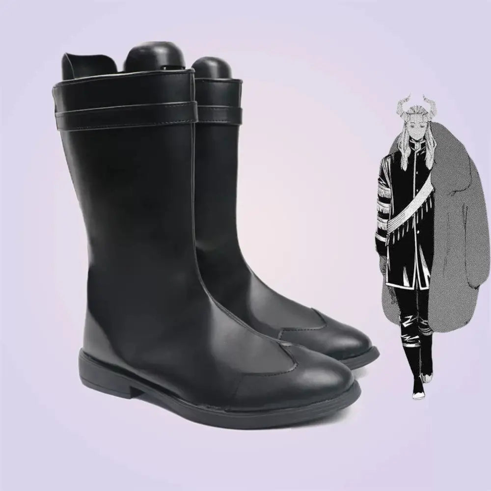 Anime Frieren: Beyond Journey’s End Cosplay Macht Cosplay Shoes - Cosplay Shoes Boots