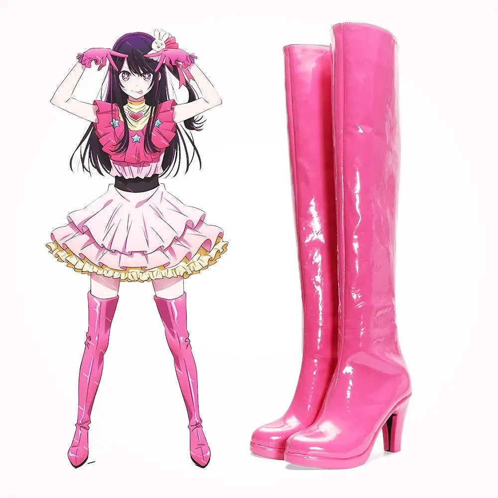 Anime Oshi no Ko Cosplay Hoshino Ai Cosplay Shoes - Cosplay Shoes Boots