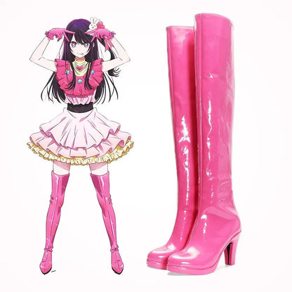 Anime Oshi no Ko Cosplay Hoshino Ai Cosplay Shoes - Cosplay Shoes Boots