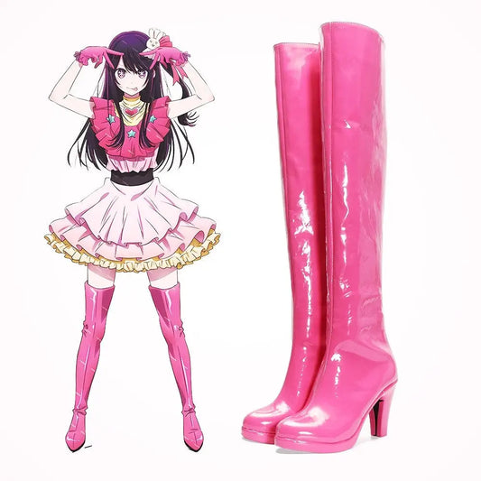 Anime Oshi no Ko Cosplay Hoshino Ai Cosplay Shoes - Cosplay Shoes Boots