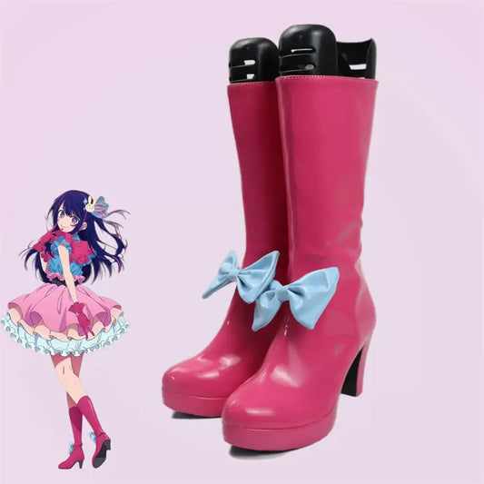 Anime Oshi no Ko Cosplay Hoshino Ai Cosplay Shoes - Cosplay Shoes Boots