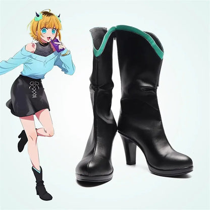 Anime Oshi no Ko Cosplay Ruby Hoshino Cosplay Shoes - Cosplay Shoes Boots