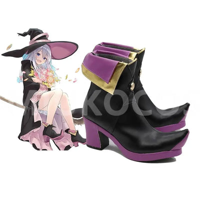 Anime Wandering Witch: The Journey of Elaina Cosplay Shoes - Cosplay Shoes Boots