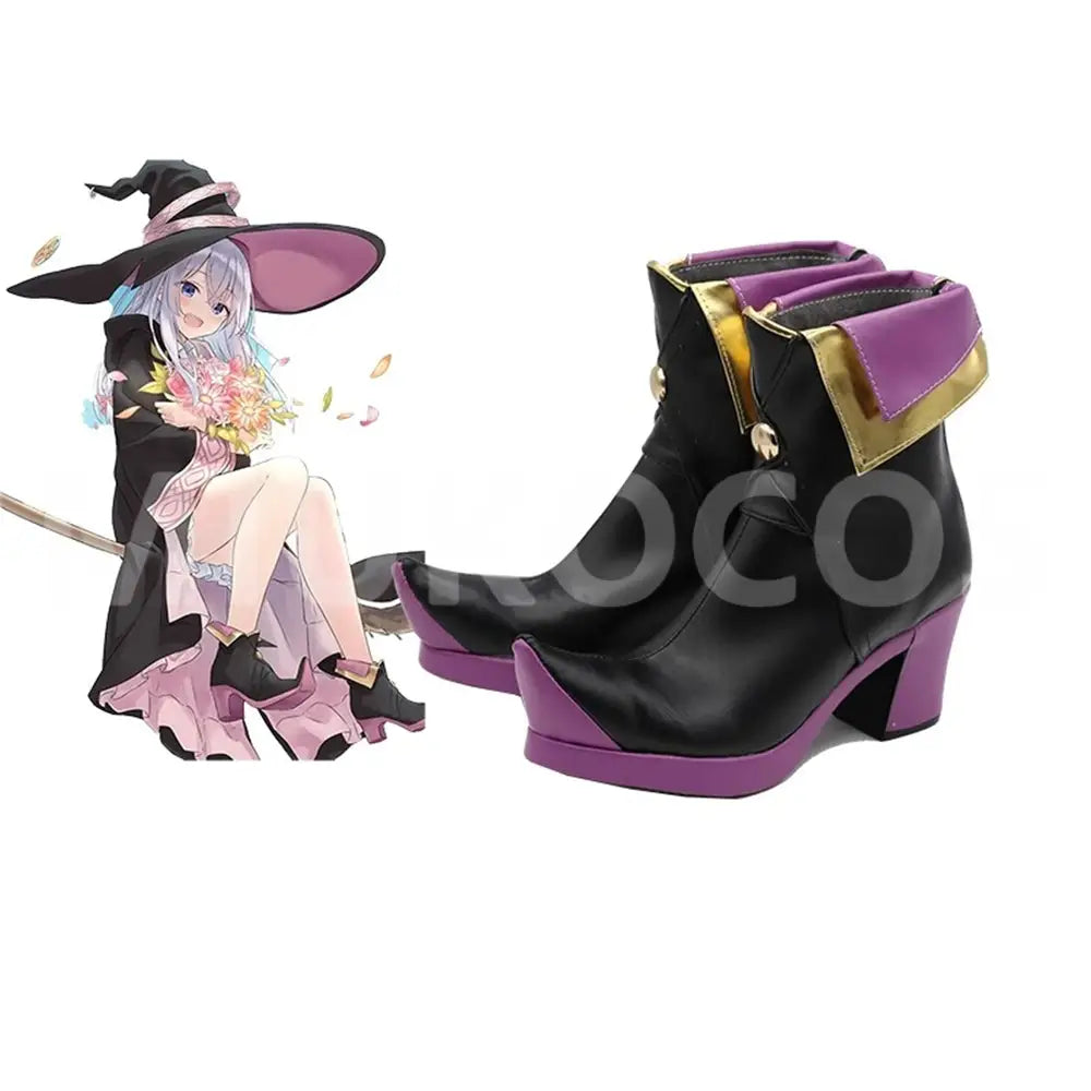 Anime Wandering Witch: The Journey of Elaina Cosplay Shoes - Cosplay Shoes Boots