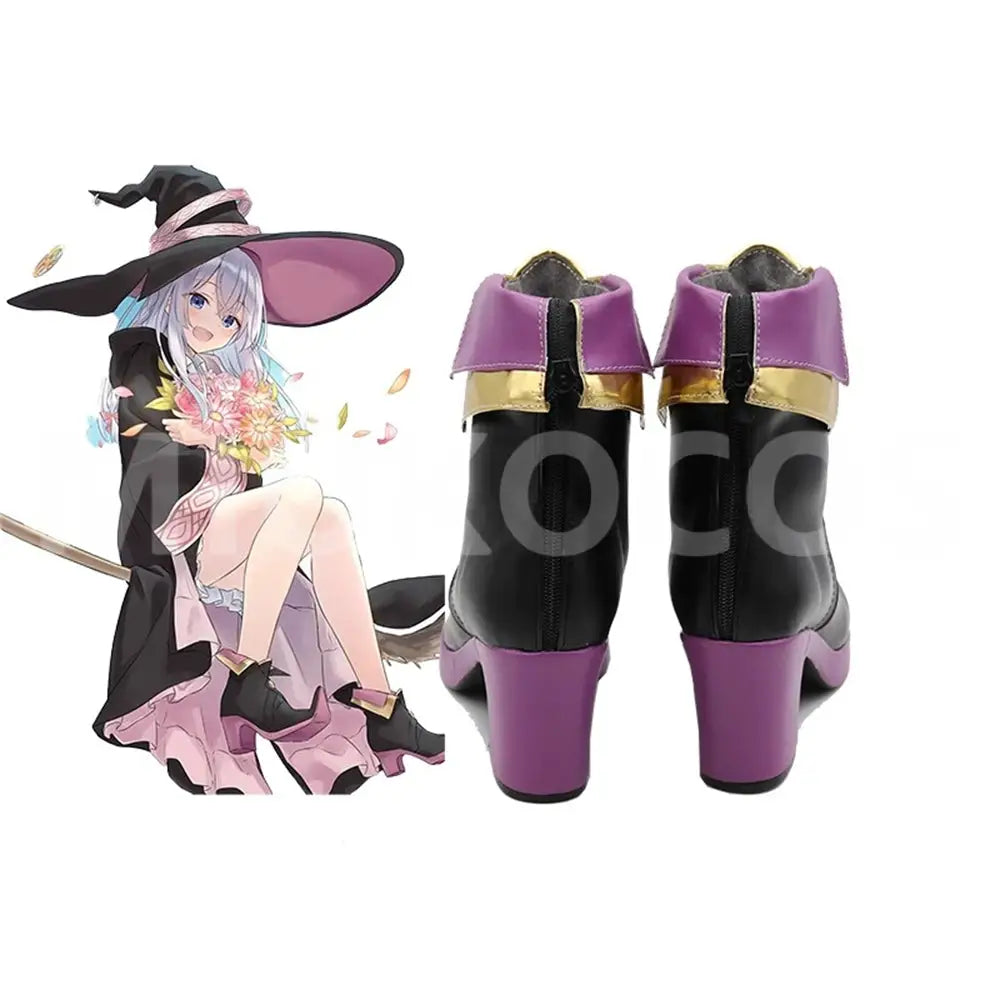Anime Wandering Witch: The Journey of Elaina Cosplay Shoes - Cosplay Shoes Boots