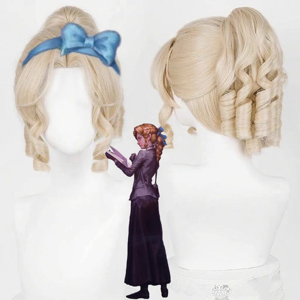 【In Stock】Game Identity Ⅴ Cosplay Journalist Alice Derose Big Girl Jizhe Cosplay Wig