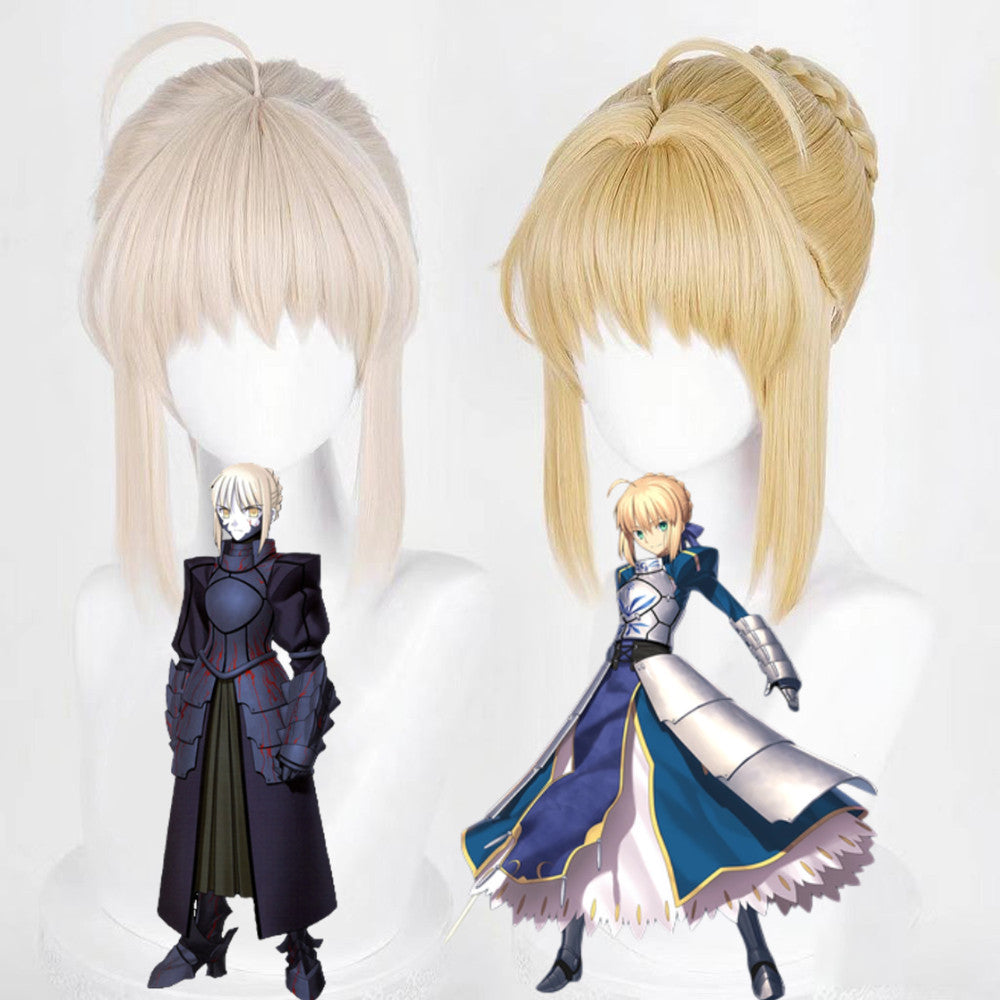【In Stock】Game Fate/stay night Cosplay Saber Artoria Pendragon Cosplay Wig