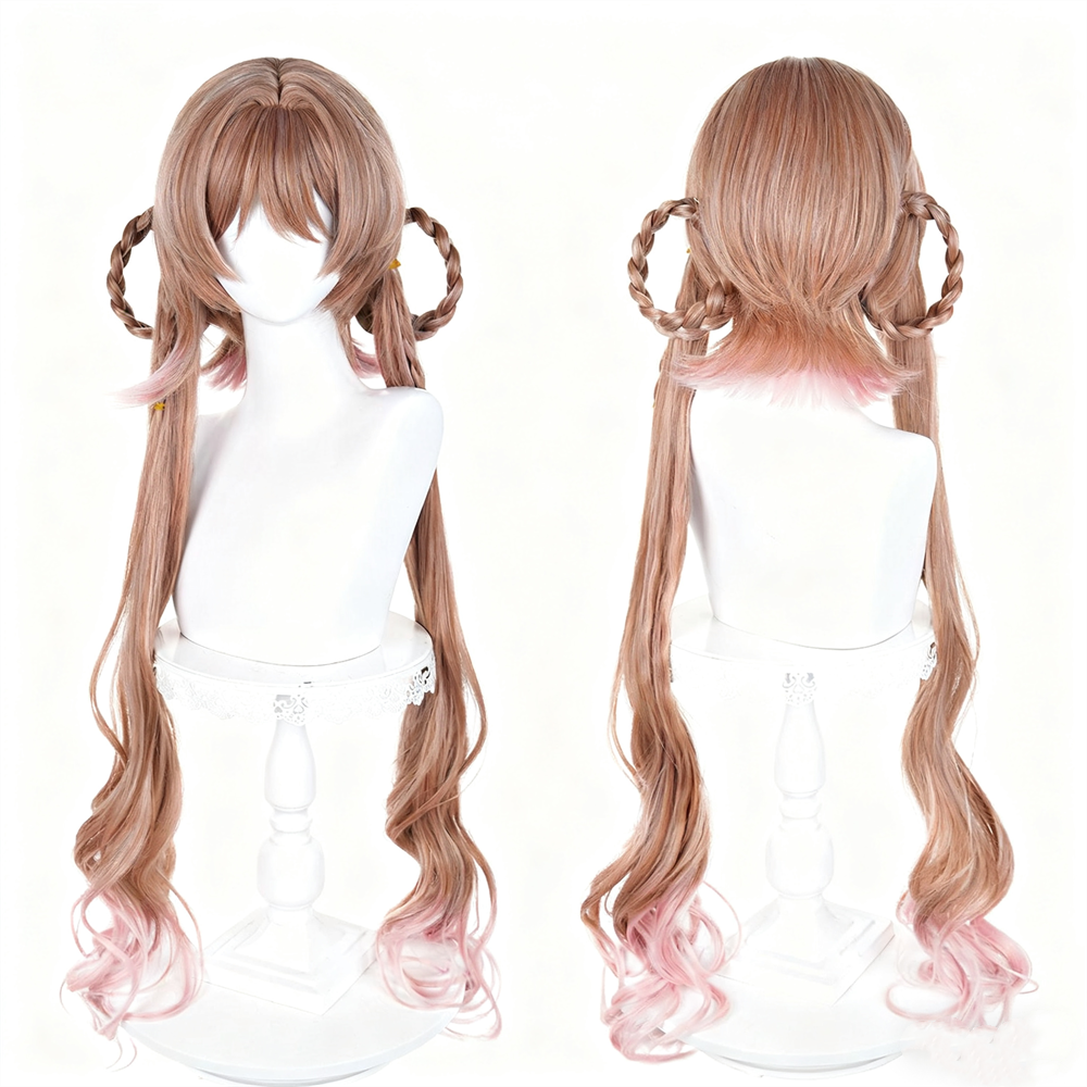 【In Stock】Game Arknights Cosplay DREAMLAND PLANET Eyjafjalla the Hvít Aska Cosplay Wig