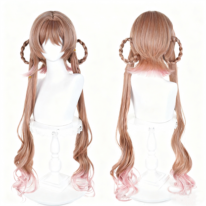 【In Stock】Game Arknights Cosplay DREAMLAND PLANET Eyjafjalla the Hvít Aska Cosplay Wig