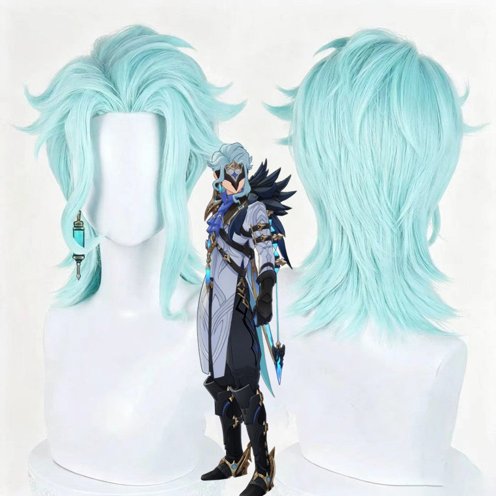 【In Stock】Game Genshin Impact Cosplay Il Dottore Cosplay Wig